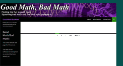 Desktop Screenshot of goodmath.org